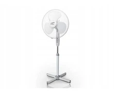 Ventiliatorius LTC PS pastatomas ventiliatorius, 16 colių, 50 W, 3 režimai, nuotolinio valdymo pultas, baltas, aukštos kokybės