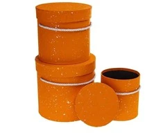 Gėlių dėžutė 3 vnt. oranžinė ROZETTE