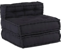 Modulinė sofa, antracito spalvos, 70x70x54 cm, audinys