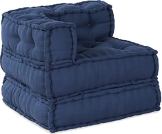 Modulinė sofa 2 vnt. Audinys Indigo 140 x 70 x 56 cm