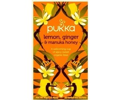 Pukka Herbata Lemon Ginger &amp; Manuka Honey 20 saszetek