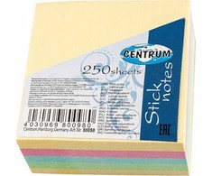 Pullman Lipnūs lapeliai Centrum, 51x51mm, spalvoti, pasteliniai, kubas (1x250) 0717-213