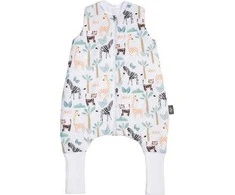 PULP BAMBOO Baby miegmaišis su 2 TOG kojinėmis - SPALVOTAS SAFARI nuo 6m iki 2,5l
