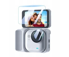 Puluz 2 grūdinto stiklo LCD ekranai + objektyvo apsauga, skirti „Insta360 GO Ultra“ / PU784T