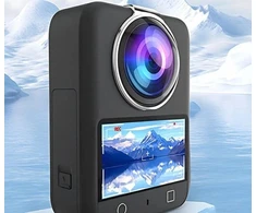 Puluz 2 objektyvo apsauginių dangtelių rinkinys, skirtas DJI Osmo 360 / PU777T