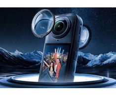 Puluz 2 dalių polikarbonato apsauginių dangtelių rinkinys objektyvo apsaugai, skirtas Insta360 X5 / X 5 / Dca2843