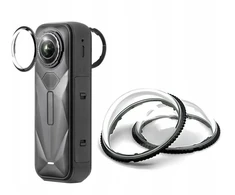 Puluz 2 polikarbonato objektyvo dangtelių rinkinys, skirtas „Insta360 X5“ / „X 5“ / „Dca2843“