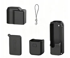 Puluz Apsaugos rinkinys 4 in 1 apsauga dėklas futliaras etui DJI Osmo Pocket 4 / PU1109B / juodas (SB12024)