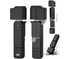 Puluz Apsaugos rinkinys 4 in 1 apsauga dėklas futliaras etui DJI Osmo Pocket 4 / PU1109B / juodas (SB12024)