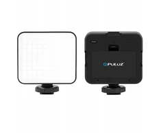 Puluz blykstės lemputė LED 100 diodų 5 W 3 spalvos 2900–6500 K USB-C 1/4'''' ISO fotoaparatams ir kameroms / Pu4141b