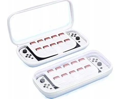 Puluz Cover Case Case lagaminas, skirtas Nintendo Switch Oled Lite konsolei / skaidrus - baltas / Tbd0603618201