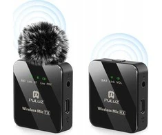 Puluz mikrofonas, belaidis Bluetooth mikrofonas, 3,5 mm Trs Trs, skirtas telefono kamerai, kamerai / Pu3153b