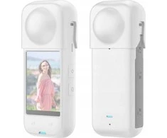 Puluz objektyvo dangtelis objektyvo dangtelis + silikono korpuso dangtelio apsauga, skirta Insta360 X4 / X 4 / Pu985w