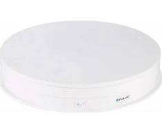 Puluz 30 cm USB elektrinis besisukantis patefonas baltas