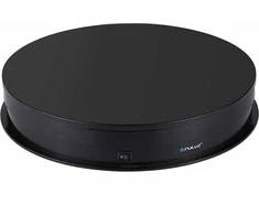 Puluz 30 cm USB elektrinis besisukantis patefonas juodas