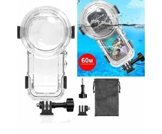 Puluz Povandeninis vandeniui atsparus korpusas, atsparus vandeniui iki 60 m gylio, skirtas „Insta360 X5 / X 5 / Pu756t“