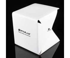 Puluz Palapinė Bešešėlė 22x23x24cm + 2x LED lempos + 2x fonas