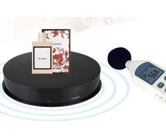 Puluz 30 cm USB elektrinis besisukantis patefonas juodas