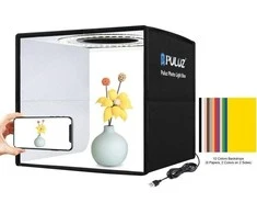 Fotografavimo kubas Puluz PU5025B LED 25cm