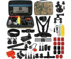 53 priedai veiksmo kameroms Puluz Combo Kit PKT27