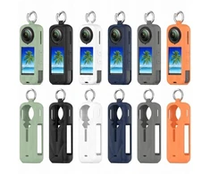 Puluz Silikoninis dėklas, skirtas „Insta360 X5“ / „Insta 360 X 5“ / Sya002918301b / Juodas