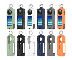 Puluz Silikoninis dėklas, skirtas „Insta360 X5“ / „Insta 360 X 5“ / Sya002918301a / Baltas
