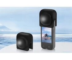 PULUZ silikoninis objektyvo dangtelis, skirtas „Insta360 X4“ (juodas)
