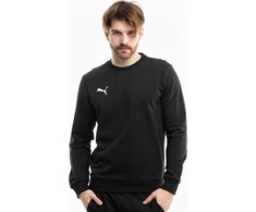 Puma Team Goal Casuals Crew Neck Sweat juoda sportinė liemenėlė 658592 03 (M)