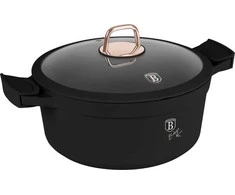 Puodas 28cm BERLINGER HAUS BH-7784 Juodas ROSE