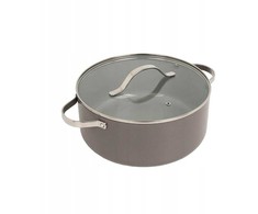 Puodas su dangčiu MAESTRO MR-4009 (MR-4009-18) 18 cm 1,9 l Pilkas