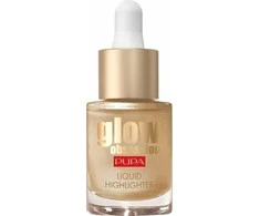 „Pupa Glow Obsession“ be parabenų švytintis skystas šviestuvas veidui „100 Sunrise“ 13,5 ml