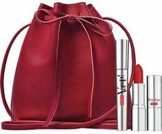 Set Pupa: Vamp! Definition Paraben-Free Atsparus vandeniui Lash Defining Blakstienų tušas 001 Extra Juodas, 9 ml + Petalips Paraben-Free Matte Kreminis Lipstick 015 Dahlia Petal 3.5 g