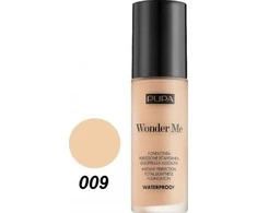 Pupa, Wonder Me, Paraben-Free, Atsparus vandeniui, Liquid Foundation, 009, Alabaster - Neutral, 30 ml