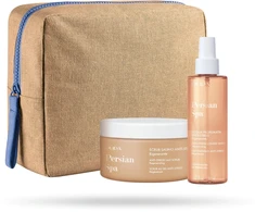 Set Pupa: Persian Spa Regenerating Body Scrub, 350 ml + Persian Spa Regenerating Body Purškiklis Body, 150 ml + Pupa GWP Textile Pouch