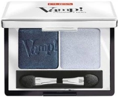 Pupa Milano Pupa Vamp! Compact Duo Eyeshadow akių šešėliai, atspalvis: 012 Magnetic Mėlyna, 2.2 g