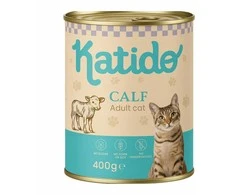 KATIDO Calf – šlapias kačių maistas – 400g