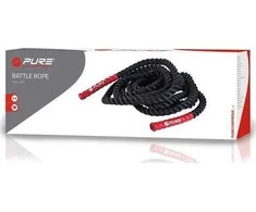 Pure2Improve Battle Rope 12m | Juodas/Raudona