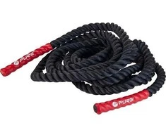 Pure2Improve Battle Rope 12m | Juodas/Raudona