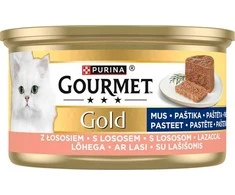 Purina Nestle Kačių Maistas - PURINA Gourmet Gold Mousse Su Lašiša 85g