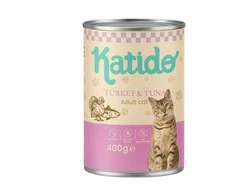 KATIDO kalakutiena with tuna – šlapias kačių maistas – 400g