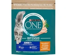 Purina Nestle One Bifensis Senior 7+ – sausas kačių maistas – 800g
