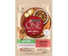 Purina Nestle Drėgnas Šunų Maistas - PURINA One Mini/Small Active Su Jautiena 85g
