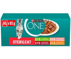 Purina Nestle ONE Sterilcat GiG MVBf&amp;Crt 60x85g