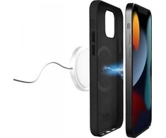 Dėklas Minkštos odos dangtelis PURO skirtas iPhone 13 Pro Max, juodas / 2830337