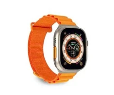 Puro ‘EXTREME’ polyester apyrankė Apple Watch 42-44-45-49mm, oranžinės spalvos