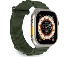 Puro 'EXTREME' polyester apyrankė Apple Watch 42-44-45-49mm, žalios spalvos