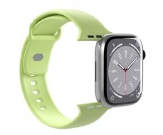 PURO ICON - Elastic strap for Apple Watch 38/40/41/42 mm (S/M &amp; M/L) (Matcha Žalias)