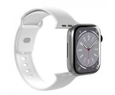 Puro „ICON” silikoninė apyrankė Apple Watch 42-44-45-49mm, baltos spalvos