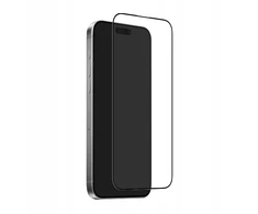Puro Frame Apsauginis stiklas skirtas iPhone 17 Air su aplikatoriumi ir juodos spalvos rėmeliu
