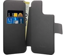 Dėklas SBS PURO Folio MagSafe Case – iPhone 14 Plus / 12 Pro Max Case (Juodas)